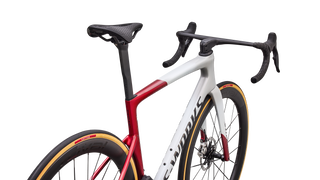 Specialized S-Works Tarmac SL9 - SRAM RED AXS - Gloss White Silver Metallic / Gloss Ruby Metallic / Obsidian Metallic