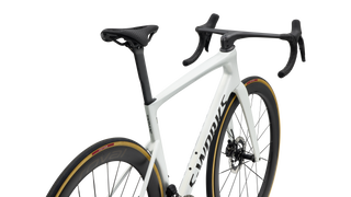 Specialized S-Works Tarmac SL9 - Shimano Dura-Ace Di2 - Gloss White Silver Metallic / Obsidian Metallic