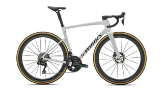 Specialized S-Works Tarmac SL9 - Shimano Dura-Ace Di2 - Gloss White Silver Metallic / Obsidian Metallic