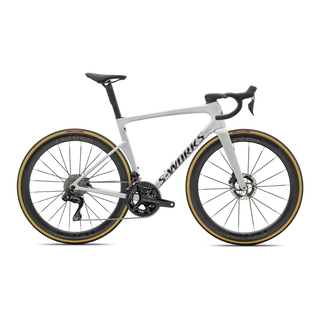 Specialized S-Works Tarmac SL9 - Shimano Dura-Ace Di2 - Gloss White Silver Metallic / Obsidian Metallic