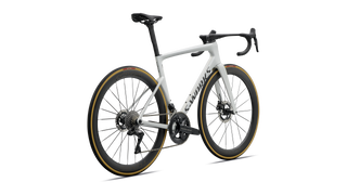 Specialized S-Works Tarmac SL9 - Shimano Dura-Ace Di2 - Gloss White Silver Metallic / Obsidian Metallic