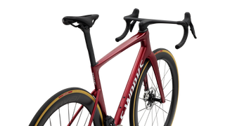 Specialized S-Works Tarmac SL9 - SRAM RED AXS - Gloss Ruby Metallic / White Silver Metallic