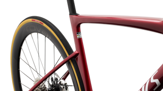 Specialized S-Works Tarmac SL9 - SRAM RED AXS - Gloss Ruby Metallic / White Silver Metallic