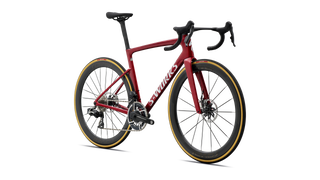 Specialized S-Works Tarmac SL9 - SRAM RED AXS - Gloss Ruby Metallic / White Silver Metallic
