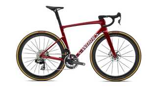 Specialized S-Works Tarmac SL9 - SRAM RED AXS - Gloss Ruby Metallic / White Silver Metallic