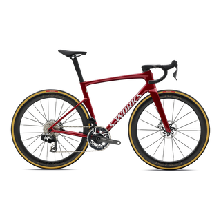 Specialized S-Works Tarmac SL9 - SRAM RED AXS - Gloss Ruby Metallic / White Silver Metallic
