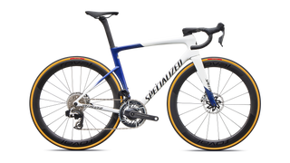 2027 Tarmac SL9 S-Level - SRAM RED AXS - Gloss White / Majesty Blue Metallic / Black