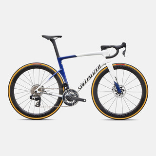 2027 Tarmac SL9 S-Level - SRAM RED AXS - Gloss White / Majesty Blue Metallic / Black