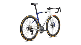 2027 Tarmac SL9 S-Level - SRAM RED AXS - Gloss White / Majesty Blue Metallic / Black
