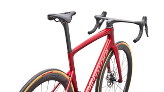2027 Tarmac SL9 S-Level - SRAM RED AXS - Gloss Cayenne Metallic / Chrome