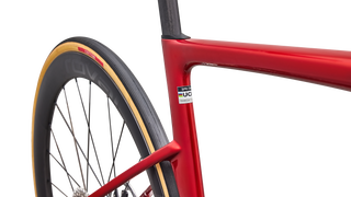 2027 Tarmac SL9 S-Level - SRAM RED AXS - Gloss Cayenne Metallic / Chrome