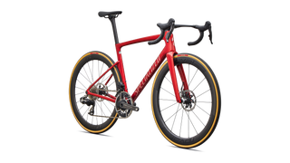 2027 Tarmac SL9 S-Level - SRAM RED AXS - Gloss Cayenne Metallic / Chrome