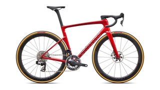 2027 Tarmac SL9 S-Level - SRAM RED AXS - Gloss Cayenne Metallic / Chrome
