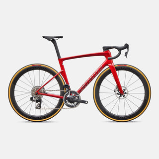 2027 Tarmac SL9 S-Level - SRAM RED AXS - Gloss Cayenne Metallic / Chrome