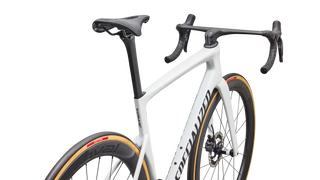 2027 Tarmac SL9 S-Level - Shimano Dura-Ace Di2 - Gloss White Silver Metallic / Tarmac Black
