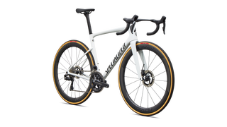 2027 Tarmac SL9 S-Level - Shimano Dura-Ace Di2 - Gloss White Silver Metallic / Tarmac Black
