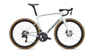 2027 Tarmac SL9 S-Level - Shimano Dura-Ace Di2 - Gloss White Silver Metallic / Tarmac Black