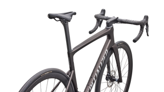 2027 Tarmac SL9 Expert - SRAM Force AXS - Satin Warm Smoke Metallic / Silver Dust