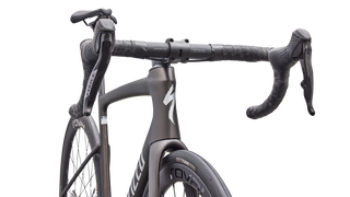 2027 Tarmac SL9 Expert - SRAM Force AXS - Satin Warm Smoke Metallic / Silver Dust