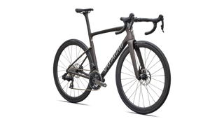 2027 Tarmac SL9 Expert - SRAM Force AXS - Satin Warm Smoke Metallic / Silver Dust