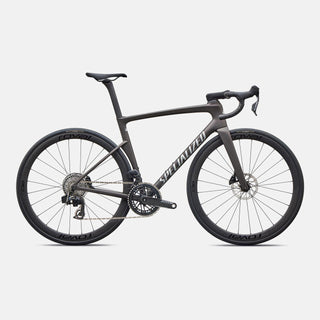 2027 Tarmac SL9 Expert - SRAM Force AXS - Satin Warm Smoke Metallic / Silver Dust