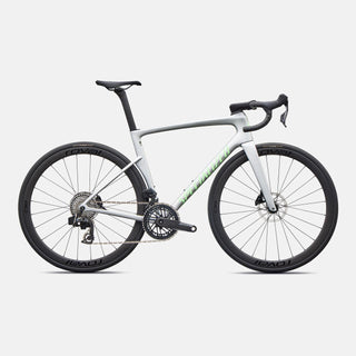 2027 Tarmac SL9 Expert - SRAM Force AXS - Gloss Silver Dust / Powder Lime