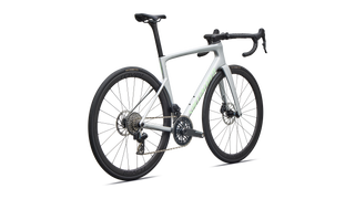 2027 Tarmac SL9 Expert - SRAM Force AXS - Gloss Silver Dust / Powder Lime