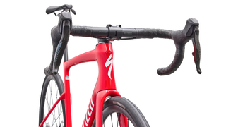 2027 Tarmac SL9 Comp - SRAM Rival AXS - Gloss Vivid Red / White