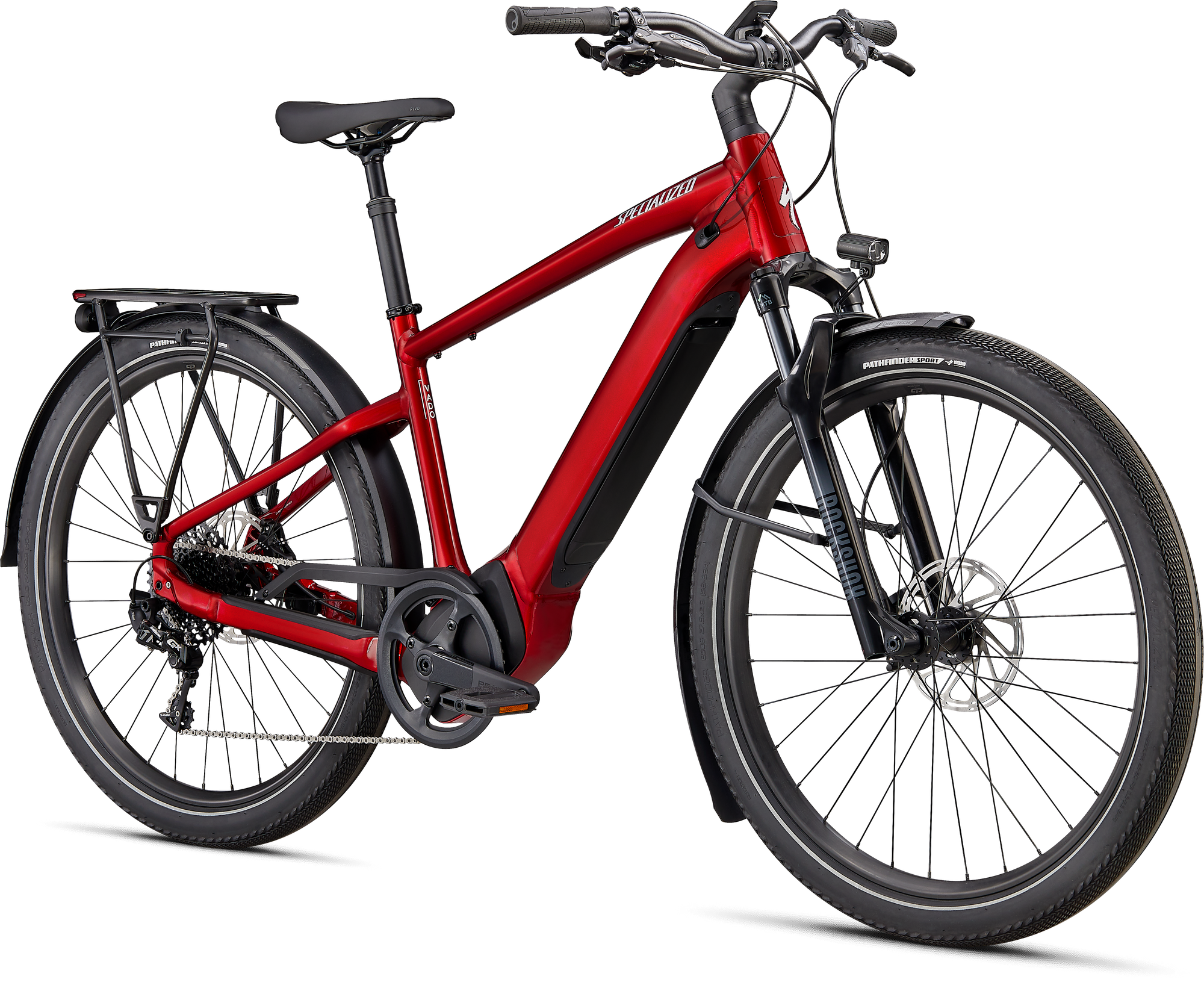 Specialized Turbo Vado 5.0 - Red Tint / Silver Reflective