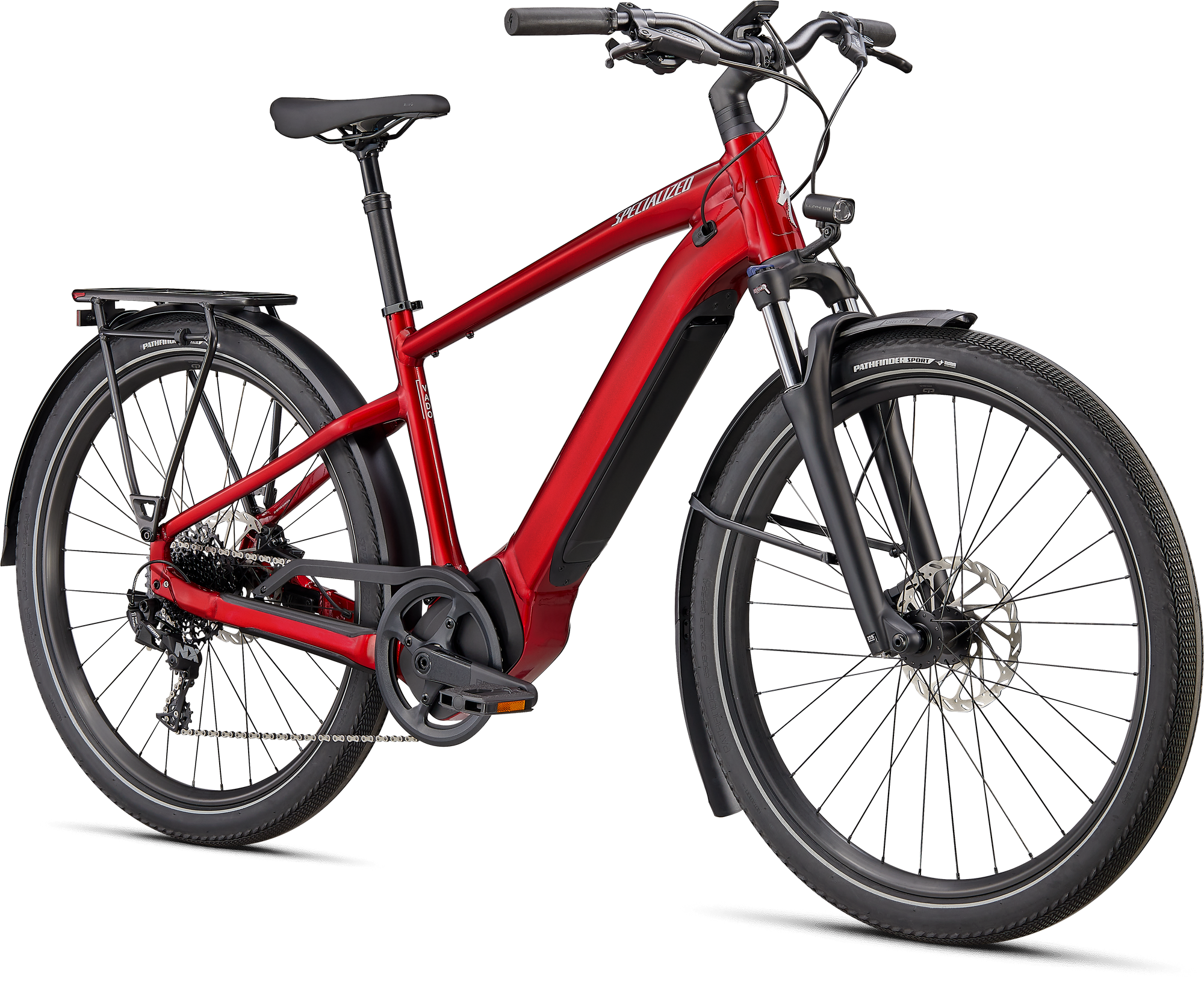 Specialized Turbo Vado 4.0 - Red Tint / Silver Reflective