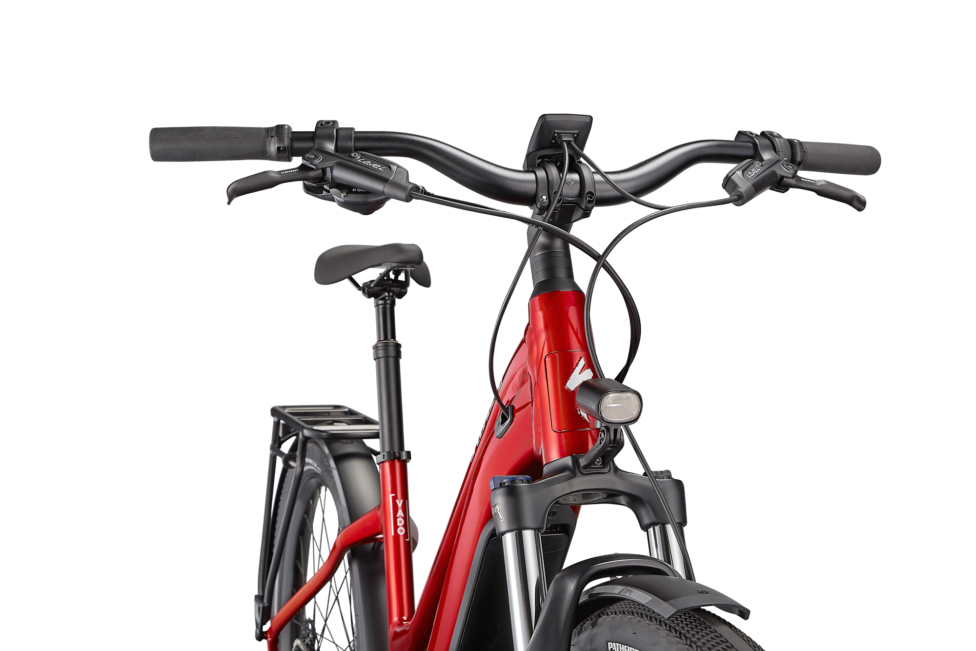 Specialized Turbo Vado 4.0 Step-Through - Red Tint / Silver Reflective