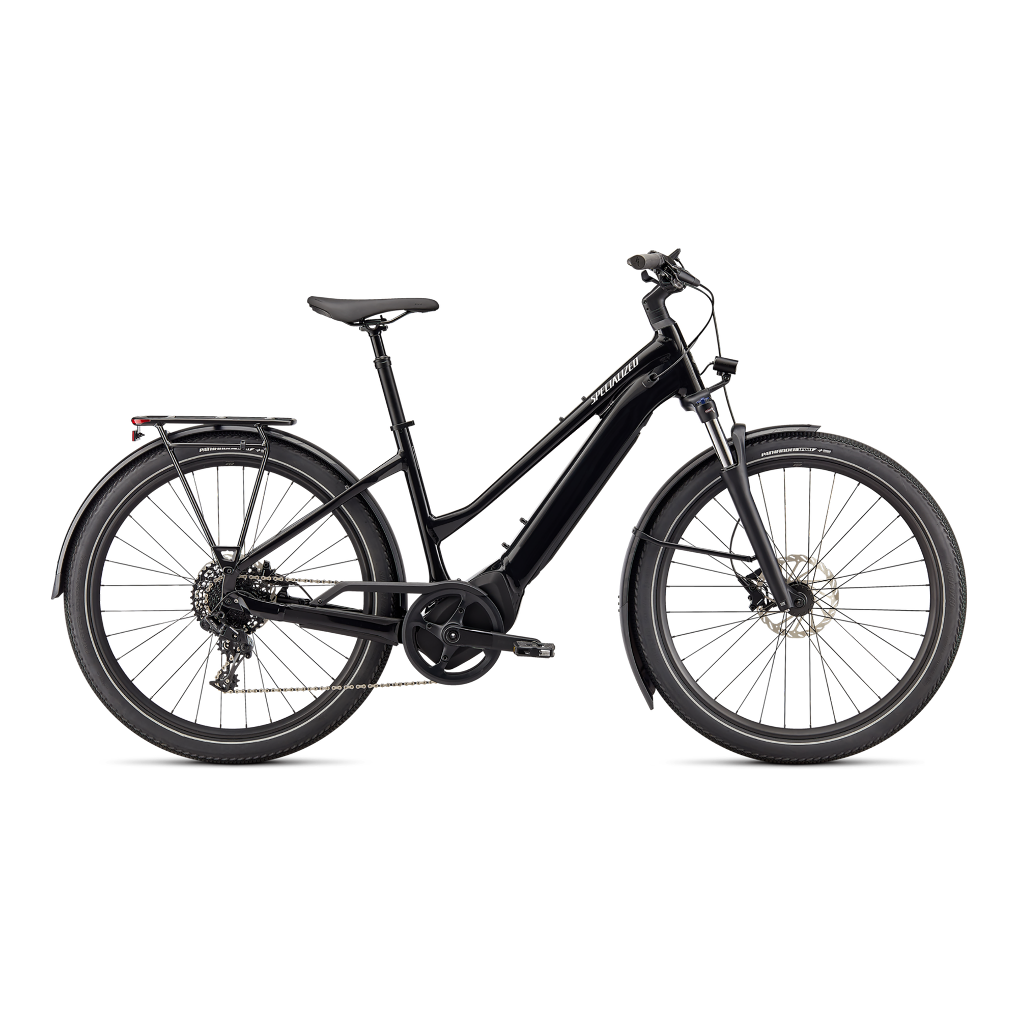 Specialized Turbo Vado 4.0 Step-Through - Cast Black / Silver Reflective