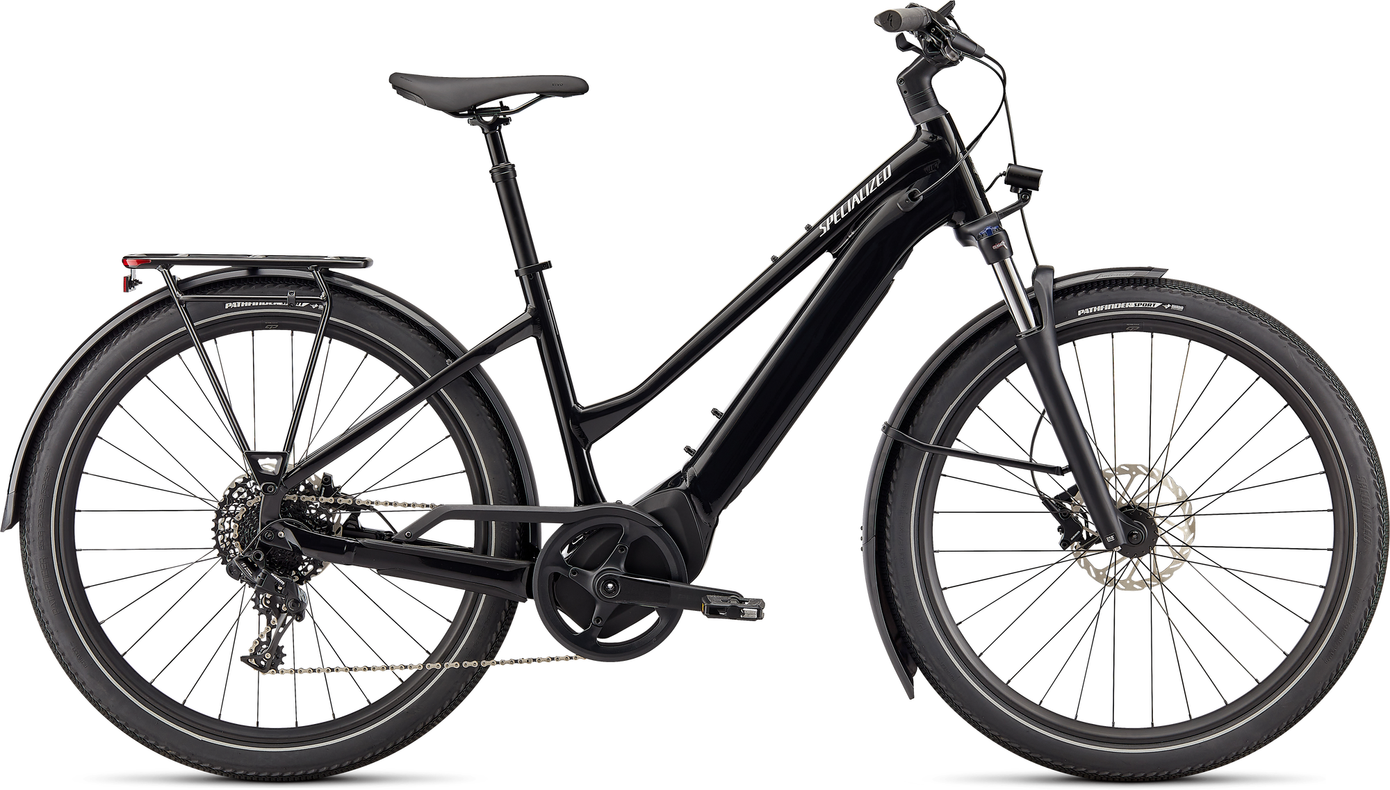 Specialized Turbo Vado 4.0 Step-Through - Cast Black / Silver Reflective