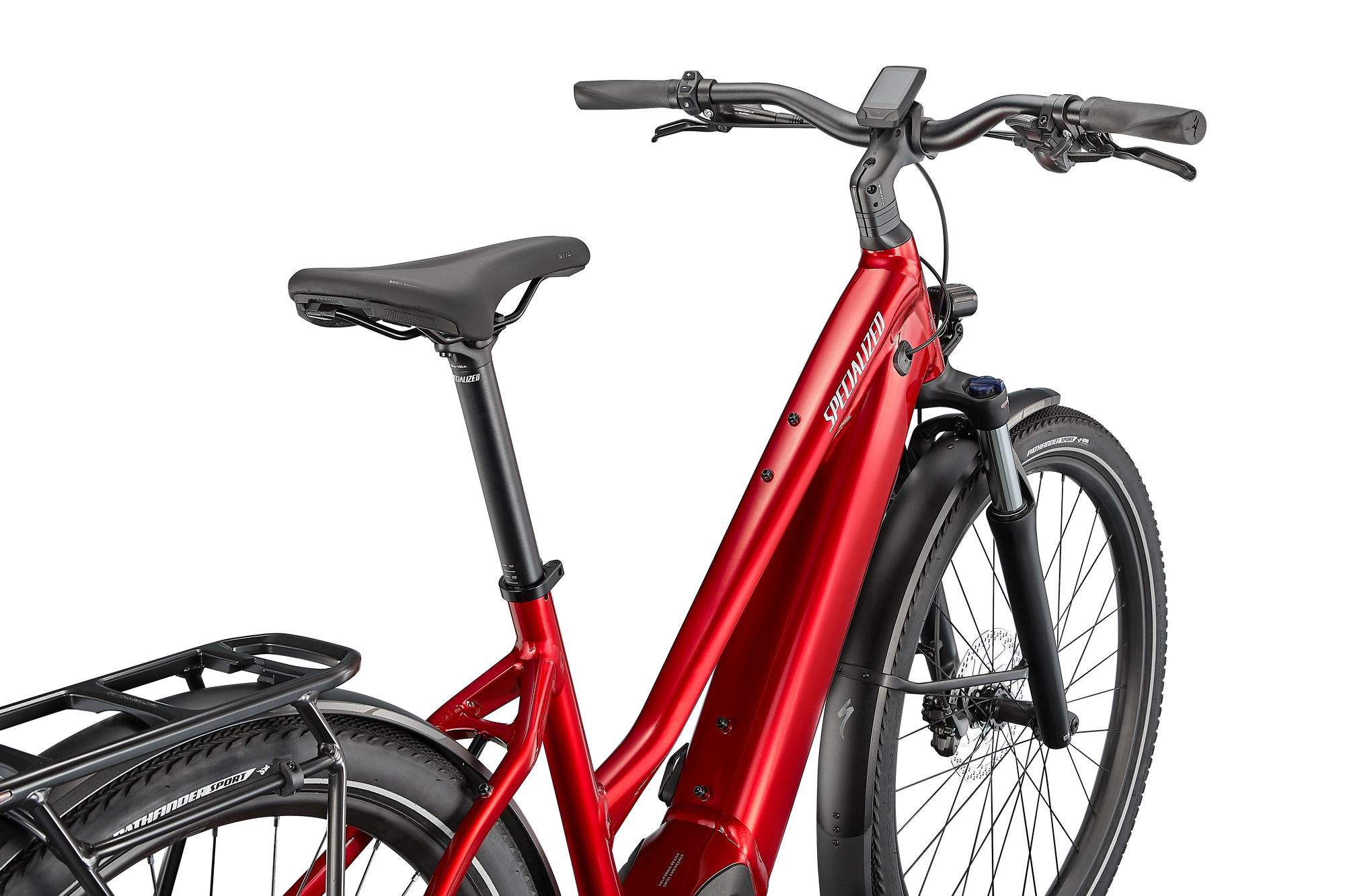 Specialized Turbo Vado 3.0 Step-Through - Red Tint / Silver Reflective