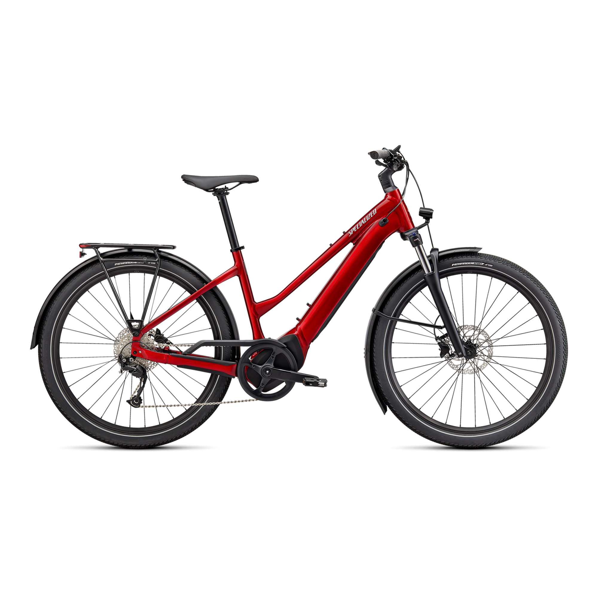 Specialized Turbo Vado 3.0 Step-Through - Red Tint / Silver Reflective