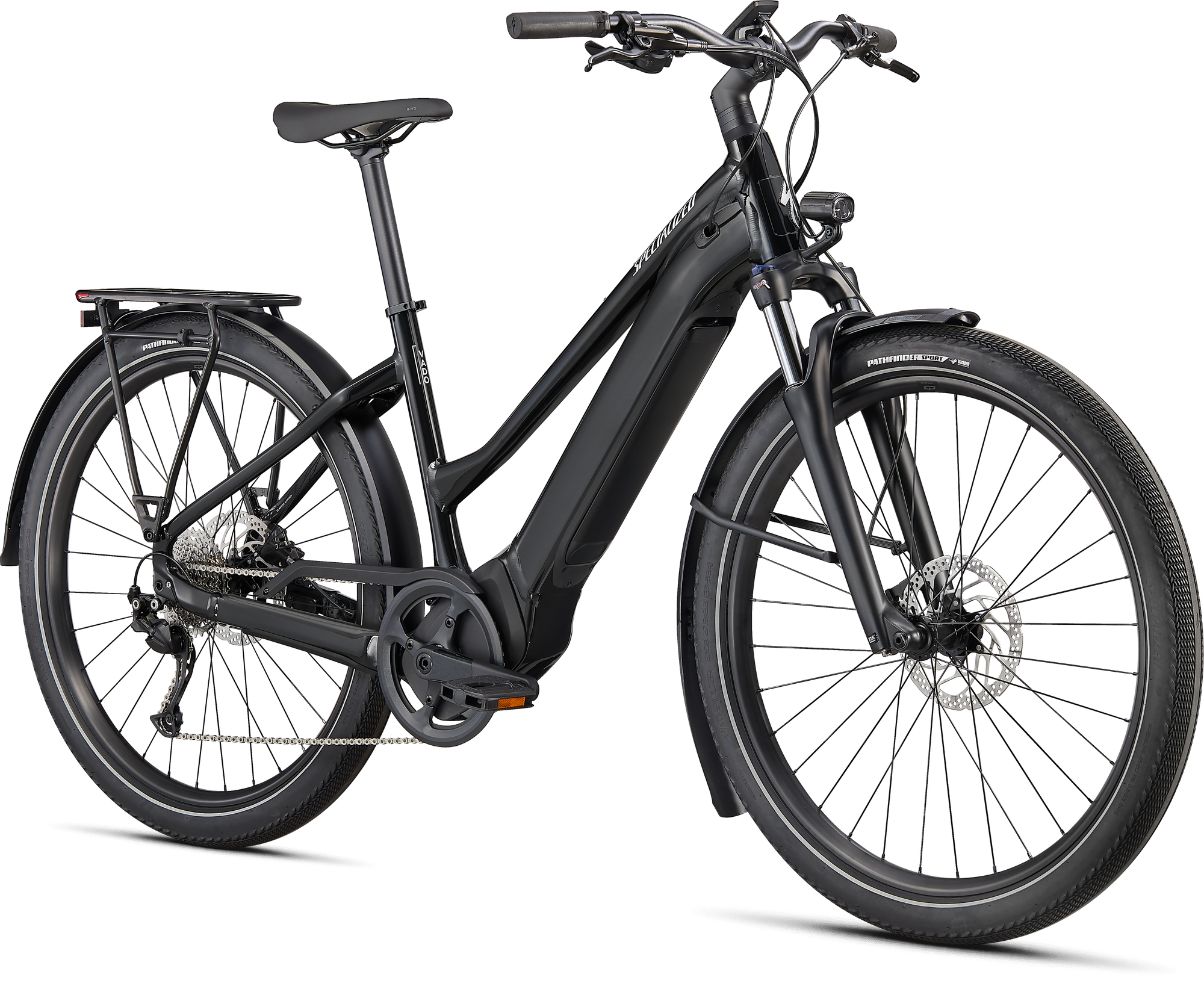 Specialized Turbo Vado 3.0 Step-Through - Cast Black / Silver Reflective
