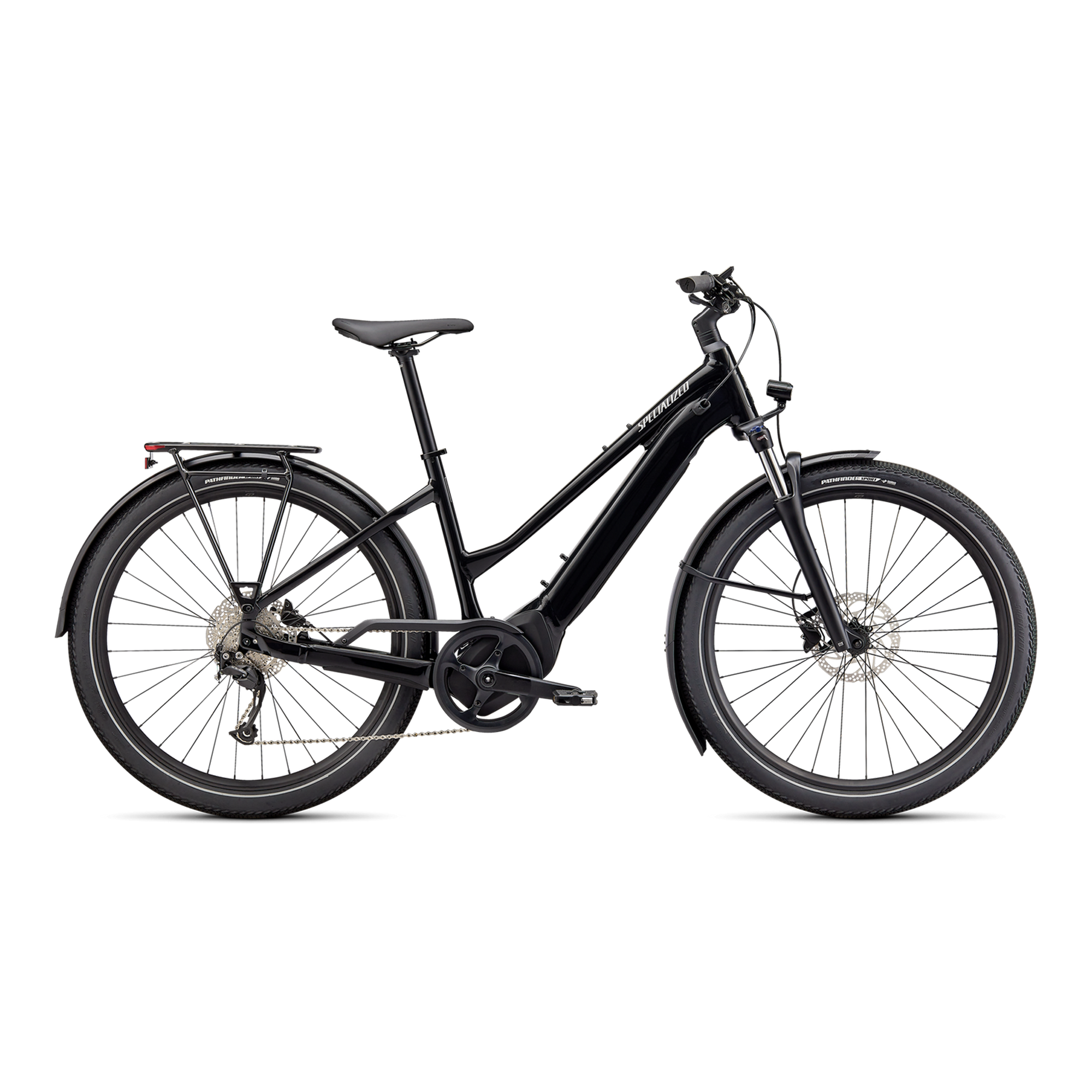 Specialized Turbo Vado 3.0 Step-Through - Cast Black / Silver Reflective