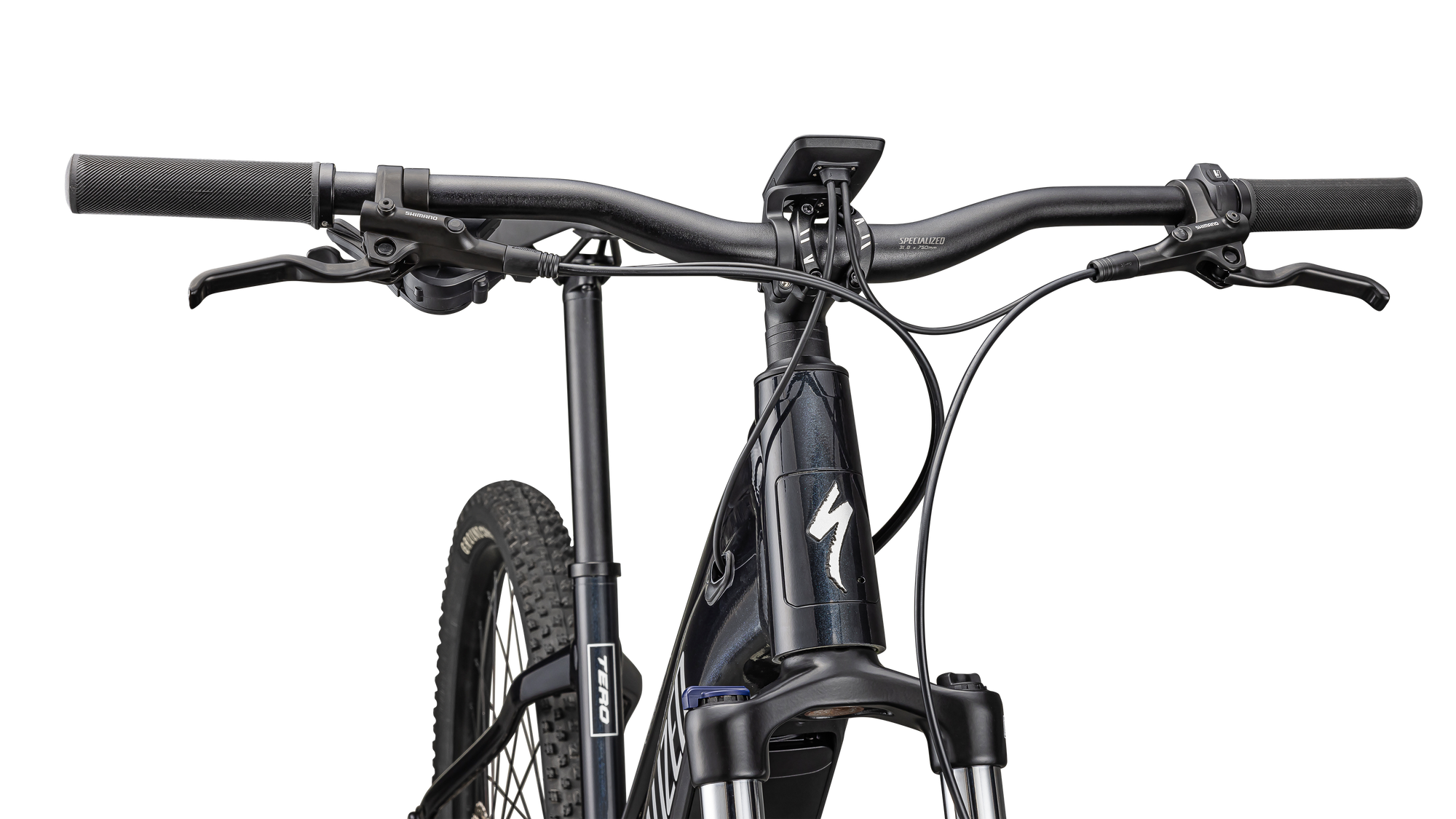 Specialized Turbo Tero 3.0 Step-Through - Gloss Metallic Dark Navy / Silver Dust Reflective