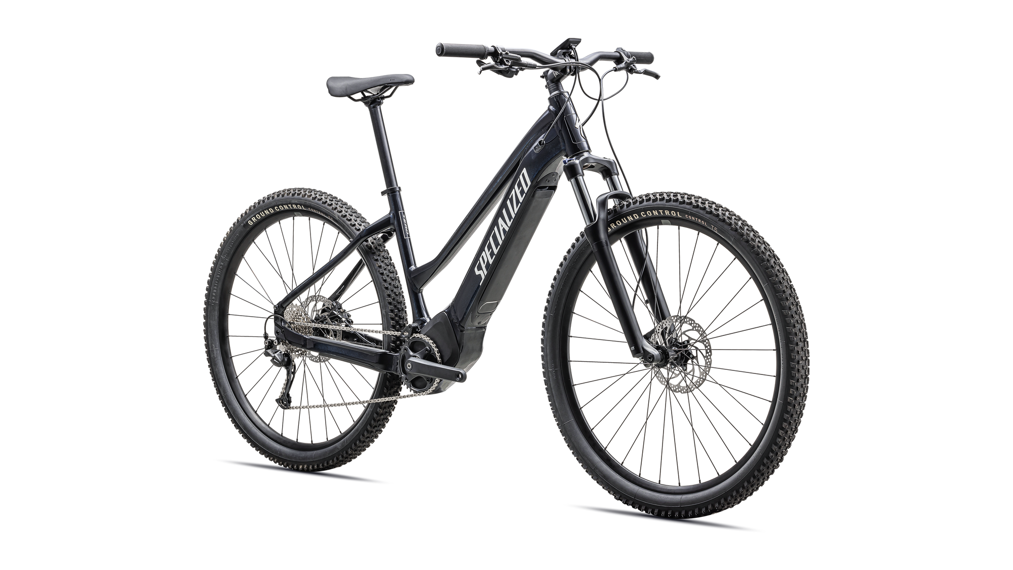 Specialized Turbo Tero 3.0 Step-Through - Gloss Metallic Dark Navy / Silver Dust Reflective