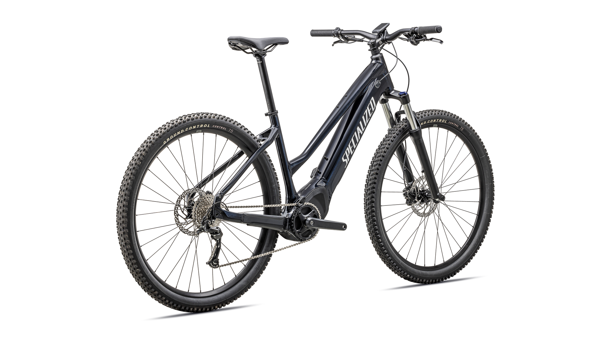 Specialized Turbo Tero 3.0 Step-Through - Gloss Metallic Dark Navy / Silver Dust Reflective