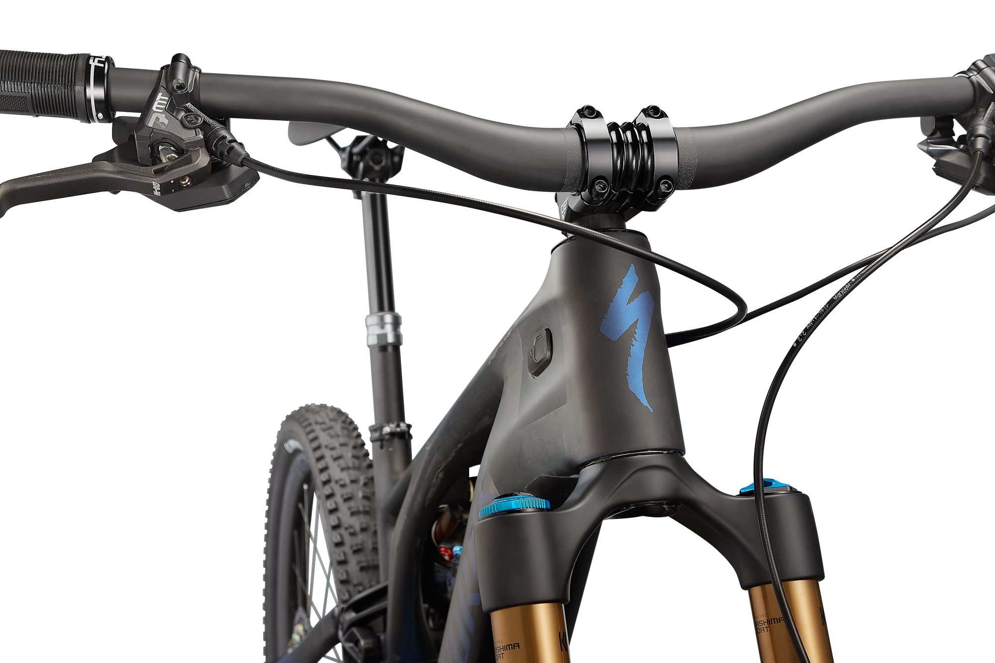 Specialized S-Works Turbo Levo 3 - Blue Ghost Gravity Fade / Black / Light Silver