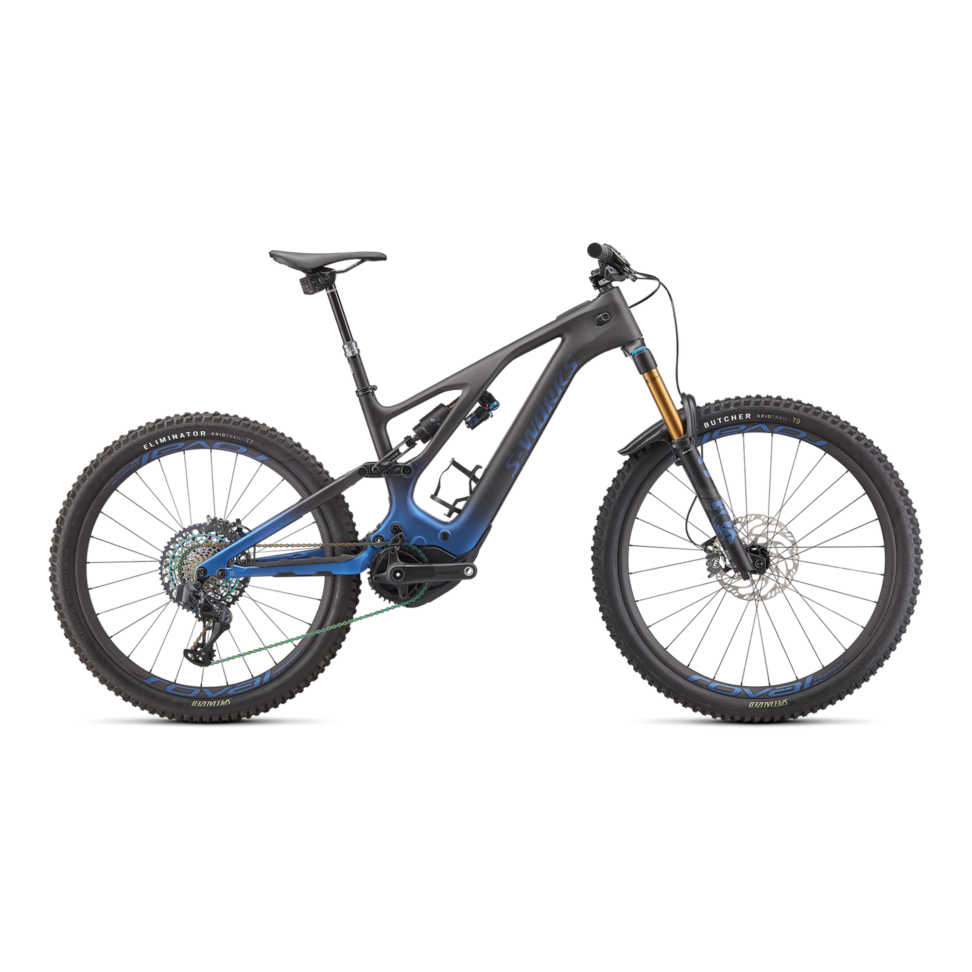 Specialized S-Works Turbo Levo 3 - Blue Ghost Gravity Fade / Black / Light Silver