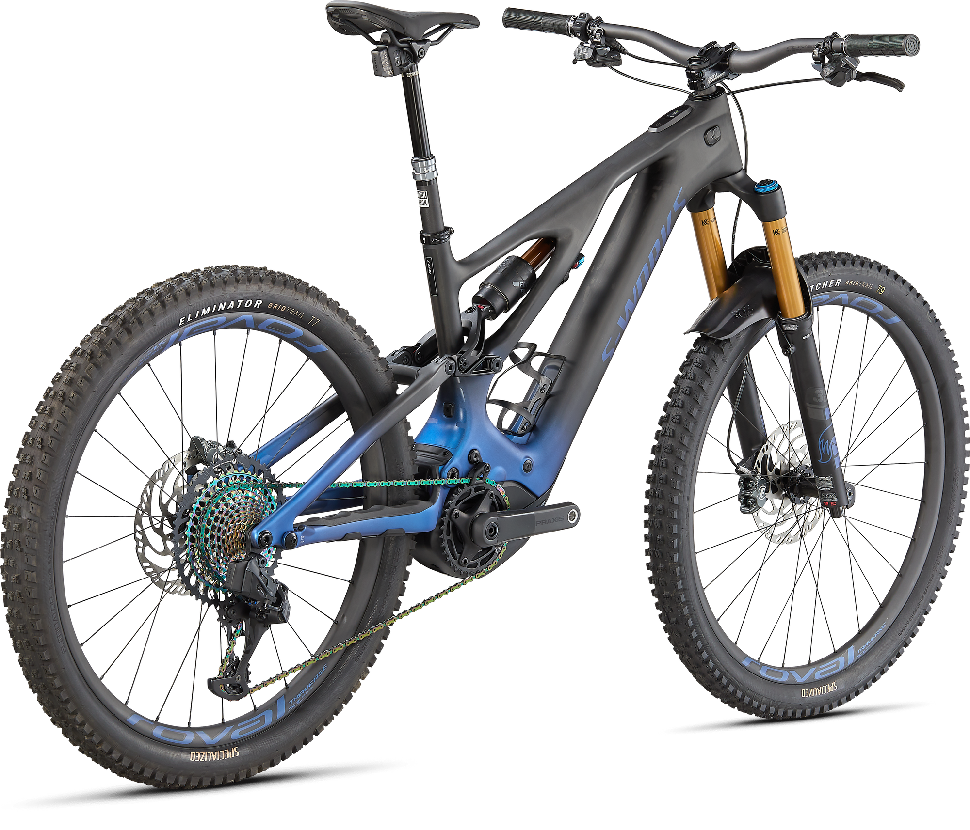 Specialized S-Works Turbo Levo 3 - Blue Ghost Gravity Fade / Black / Light Silver