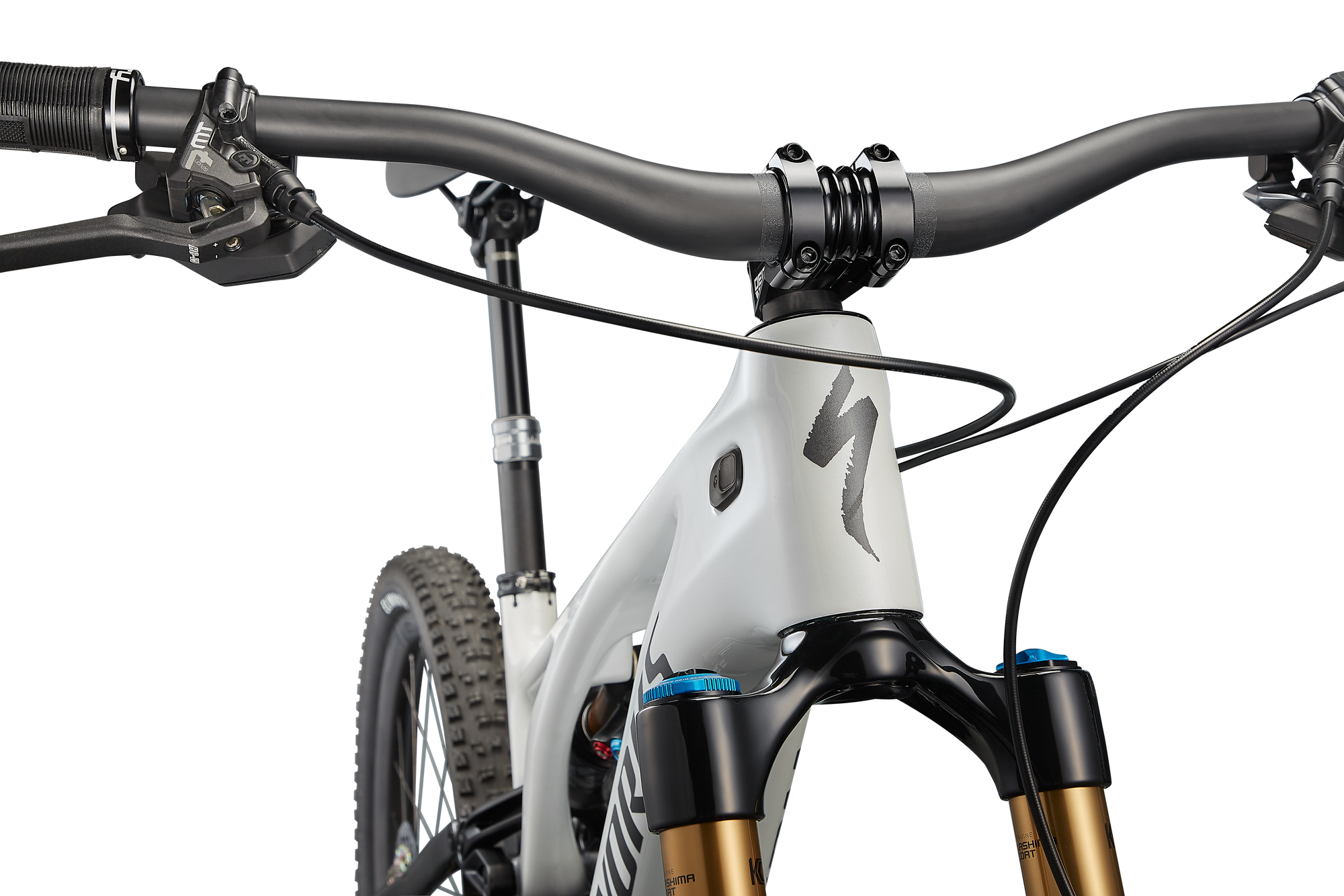 Specialized S-Works Turbo Levo 3 - Metallic White Silver / Chrome / Dream Silver