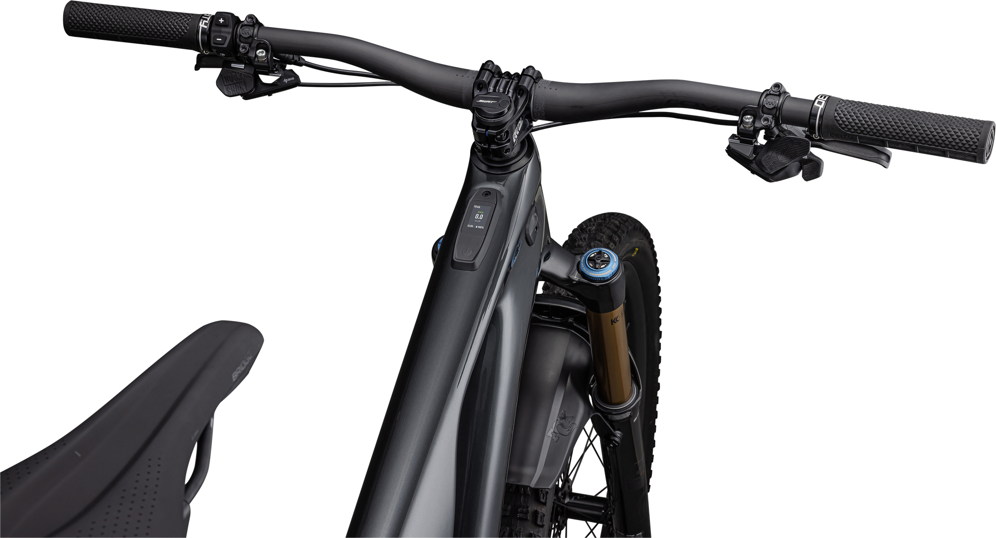 Specialized S-Works Turbo Levo 3 - Gloss Black Liquid Metal / Satin Black Chrome Foil