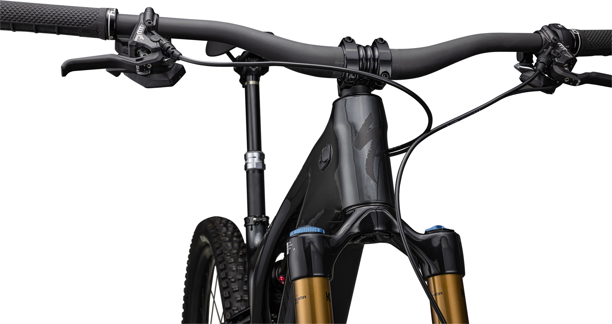 Specialized S-Works Turbo Levo 3 - Gloss Black Liquid Metal / Satin Black Chrome Foil