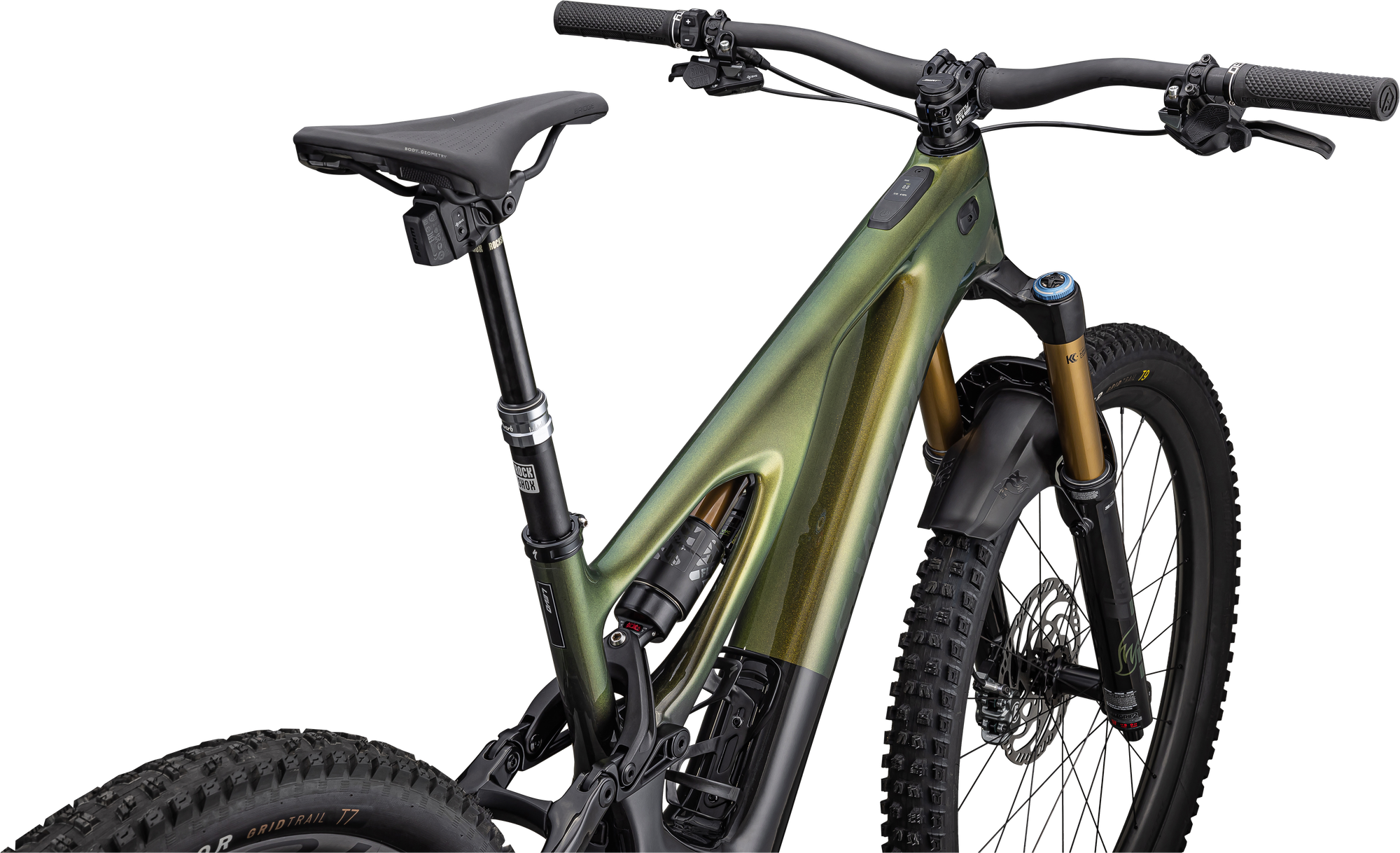 Specialized S-Works Turbo Levo 3 - Gloss Gold Pearl Over Carbon / Carbon / Gold Pearl Over Carbon