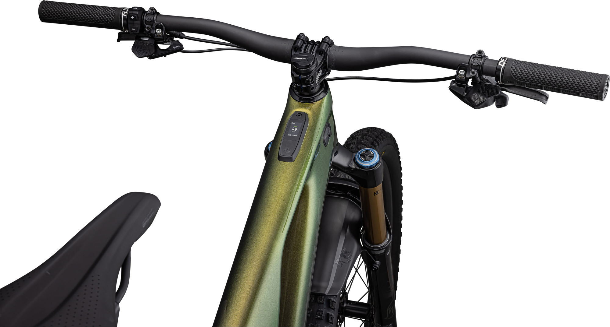 Specialized S-Works Turbo Levo 3 - Gloss Gold Pearl Over Carbon / Carbon / Gold Pearl Over Carbon