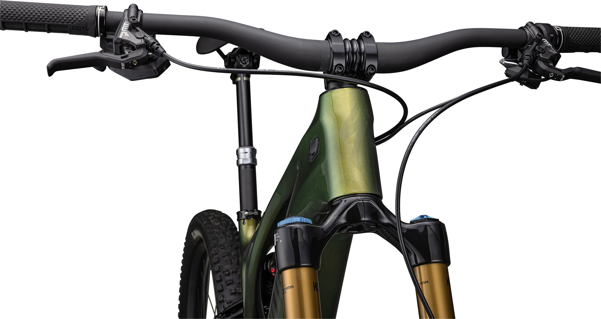 Specialized S-Works Turbo Levo 3 - Gloss Gold Pearl Over Carbon / Carbon / Gold Pearl Over Carbon