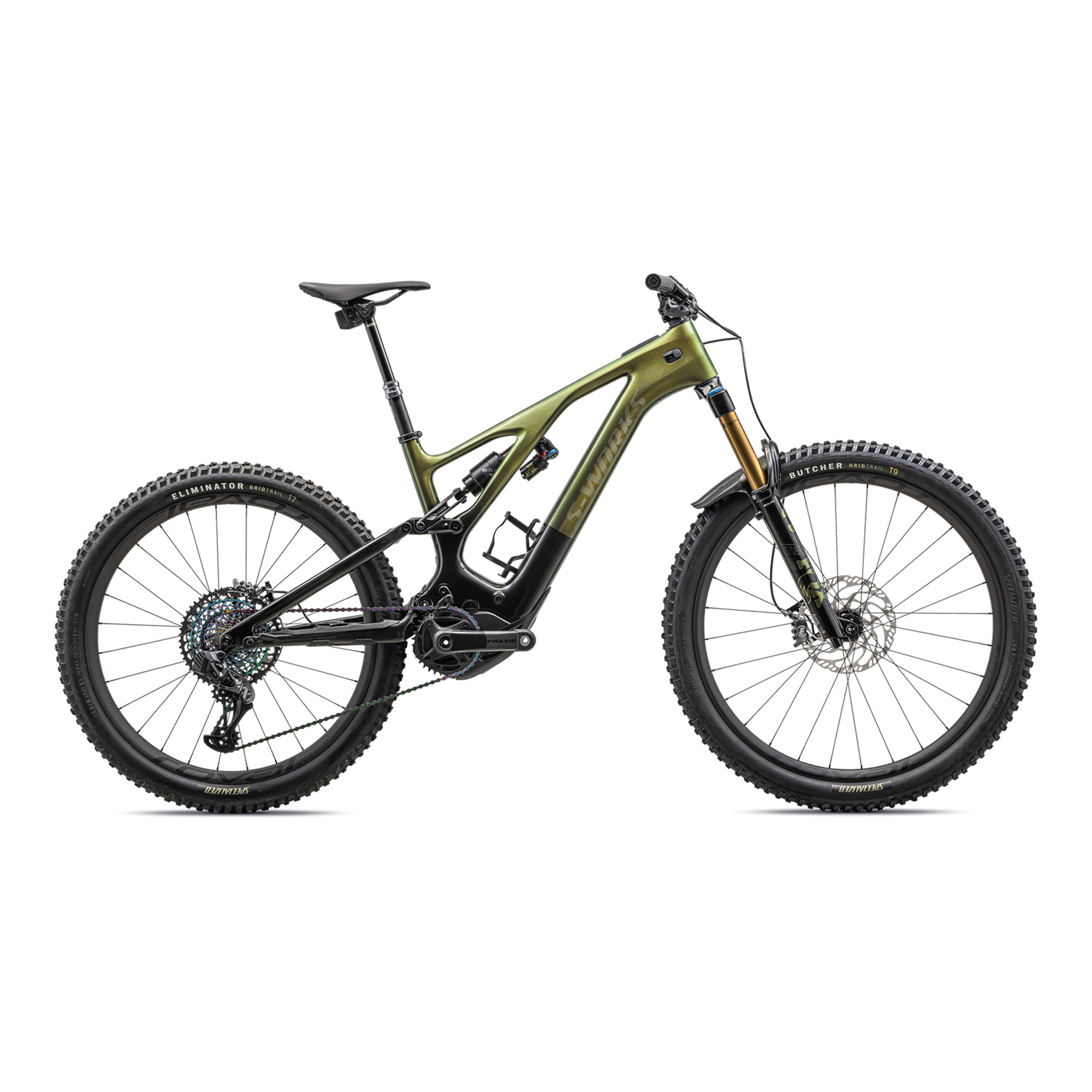 Specialized S-Works Turbo Levo 3 - Gloss Gold Pearl Over Carbon / Carbon / Gold Pearl Over Carbon
